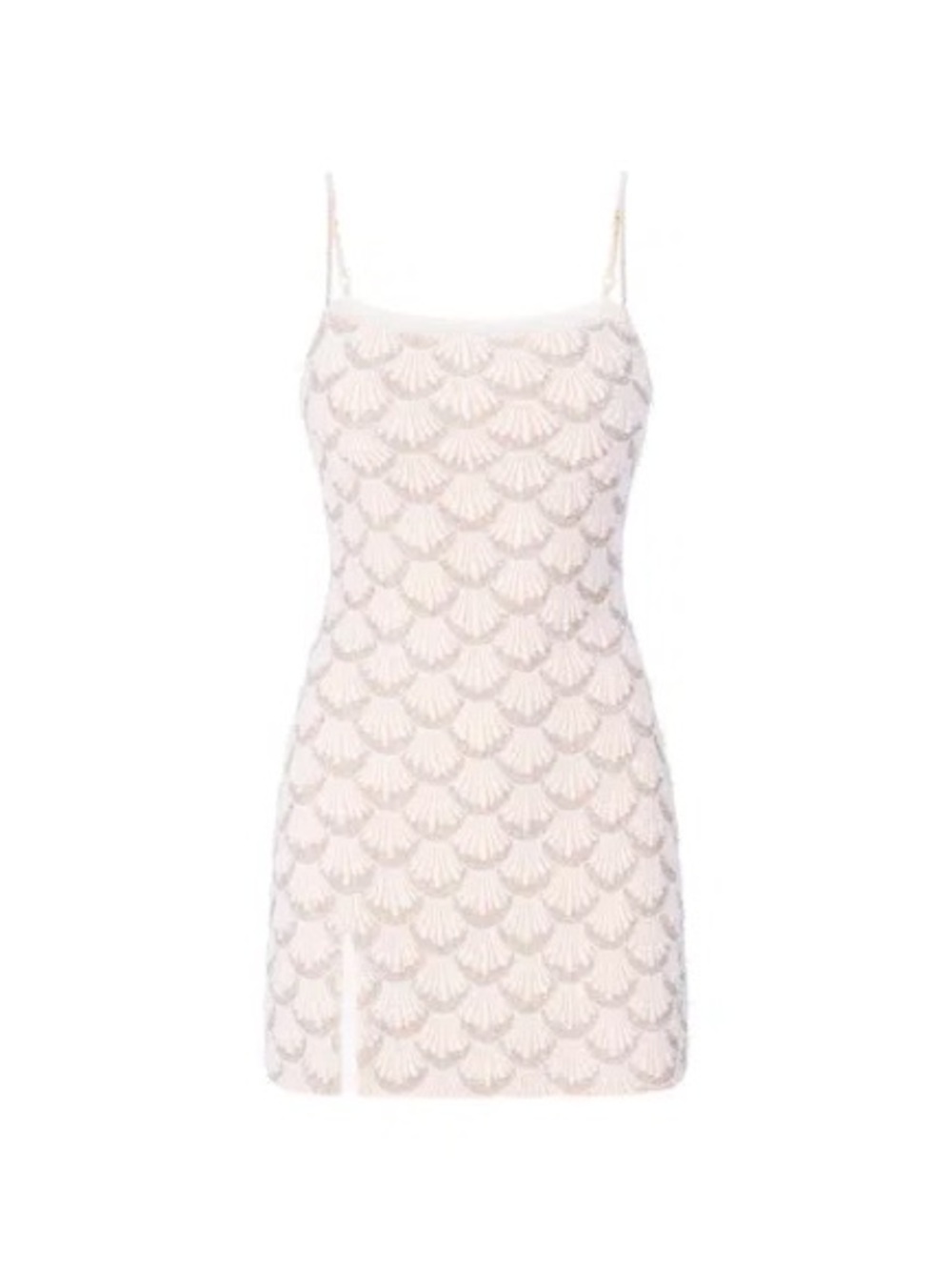 STAUD Las Palmas Beaded Minidress